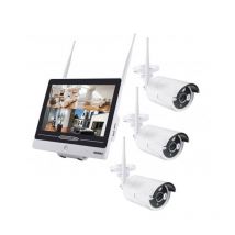 Semac - pack Kit 2x Cameras pro Vidéo Surveillance Full hd 1080p 12' + Caméra Supplémentaire Kit IPCAM558 Infra Rouges