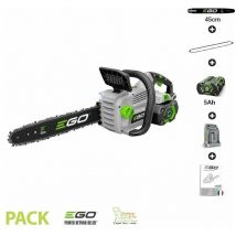 Ego Power+ - Pack tronconneuse sans fil avec batterie et chargeur guide Oregon 45 cm CS1800E