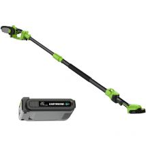 Venteo - pack Tronçonneuse 2en1 + Batterie 20V Tronçonneuse sans fil - Bras télescopique - Légère/maniable