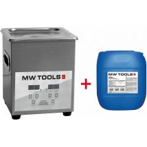 Mw Tools - Pack nettoyeur à ultrasons 2L professionnel + 5L de nettoyant Ecoplus UCC002PACK