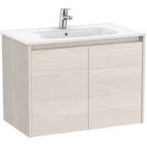 Roca - Pack Unik mueble de 2 puertas + lavabo tenet Color: Fresno nórdico