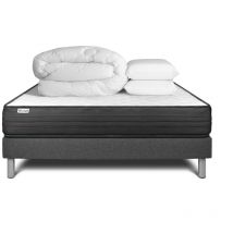 Vitalit - Pack Colchón gris espuma viscoelástica 140 x 200