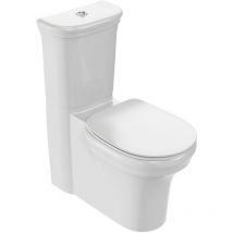 Pack wc au sol sans bride Jacob Delafon Cléo 1889 + réservoir + abattant