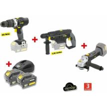 Set de taladro y accesorios Fartools 18 v 40 nm