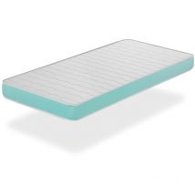 Matelas en mousse respirante 90X160 EKOZEN,Epaisseur 14 cm , Ergonomique et adaptable