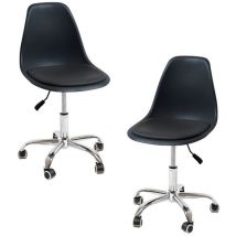 Regalos Miguel - Packs Sillas - Pack 2 Sillas Dami Office - Negro
