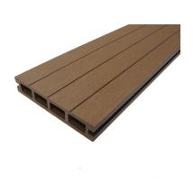 Packung 1 m² Qualita-Terrassendiele aus Verbundwerkstoff zubehör Terrakotta, 360 cm, b: 14 cm, e: 25 mm