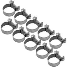 Packung Mit 10 Robusten Kraftstoffschlauchklemmen Aus Edelstahl, 18–20 Mm