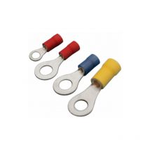 Electro Dh - Packung mit 100 Stück Fastom-Rundkabelschuhen 5,3 mm. für Kabel von 4 bis 6 mm² Farbe Hülse Gelb 10.920/5.3/A 8430552143573