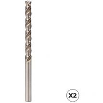 Pack 2 kurze zylindrische Bohrer hsse din-338n inox 3,25 iz27445 koma tools / Izar