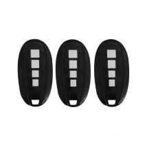 3er-Set King Gates Fernbedienungen myo 4C - Frequenz 433.92 MHz - 4 Kanäle - Rolling Code Sicherheit - Reichweite bis zu 150m - Kompatibel mit