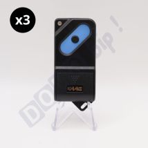 Set von 3 Fernbedienungen Faac tm1 433 ds - 7873891 (nicht zu verwechseln mit tm1 868 ds)- Sender mit Switches, 433.92 mhz