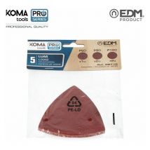 Packung mit 5 Schleifpapieren für Multitool 08765 KomaTools