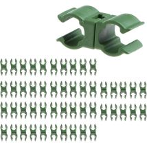 Packung Mit 50 Rankhilfen Für Pflanzen, 16 Mm, Universelle Kunststoff-befestigungsclips Für Garten, Obstplantage, Tomatenkäfig