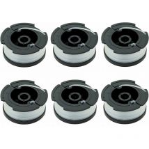 Ulisem - 6er-Pack A6481 A6485 Spule für Black Decker Rasenmäher