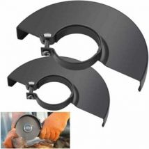 Packung Winkelschleifer-Abdeckung, Schleifhaube, Schwarz, Winkelschleifer-Abdeckung, Winkelschleifer-Schutz, 125/115 Schleifer-Abdeckung zum Schutz