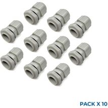 Pack X 10 - Pg11-kabelverschraubungen Mit Mutter – Polyamid