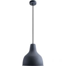 Paco Home - Luminaria Suspensión Colgante Comedor Cocina Colgante Mesa Comedor E27 Antracita-blanco, 1 fuente lumin.+ST64 transp. 800 lumen