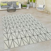 Paco Home - Outdoor Teppich Skandinavisch wetterfest Modern & Pflegeleicht für Innen & Außen 120x170 cm
