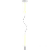 Paco Home - Plafonnier luminaire suspendu vintage industriel salon et chambre E27 Sans ampoules, Vert Blanc