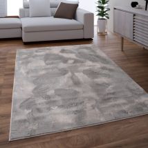 Paco Home Tapis Salon Adulte Poil Long Shaggy Lavable En Machine Moelleux Pelucheux Gris 120x170 cm