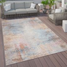 Paco Home - Tappeto Per Esterno Terrazzo Tappeto Cucina Vintage Pastello Motivi Astratti 60x100 cm, Multicolore 2