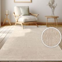 Teppich Wohnzimmer, moderne geometrisch abstrakte Muster, 3D-Effekt 160x220 cm - Paco Home