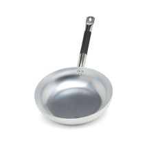 Padella alta 24 cm in alluminio puro – Utensile da cucina professionale – Spessore 3 mm
