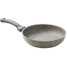Padella Cuore di Pietra Ø 26 cm – Alluminio Forgiato – Rivestimento Antiaderente in Mineral Stone – Prodotto in Italia – Accademiamugnano
