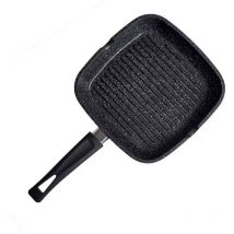 Padella griglia da 24 cm in alluminio pressofuso rivestita in materiale C3 plus