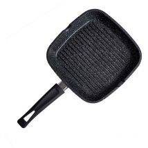 Padella griglia da 28 cm in alluminio pressofuso rivestita in materiale C3 plus