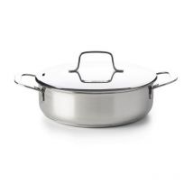 Padella in acciaio inox da 24 cm + coperchio - 15024244 Beka