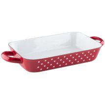 Padella Riess 26/17cm Per Arrostire/cuocere Smaltata A Pois Rossi