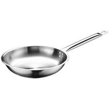 Padella Sautè Tender 24 cm – Acciaio Inox – Triplo Fondo 4 mm – Induzione