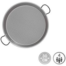Paellera pulida para inducción - 30 cm