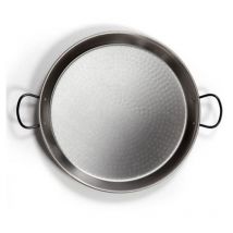 EDM - Paellera Acero Pulido Ø30cm 4Comensales Cromado CocinasDeGas Vaello