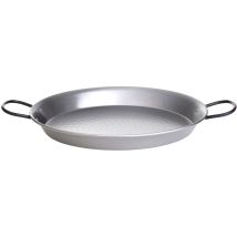 Paella World - Paella Pfanne Grillpfanne ø 24 cm - Stahl poliert