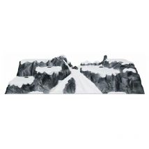 Myvillage - Paesaggio Pista da Sci 120 x 40 x 25 cm