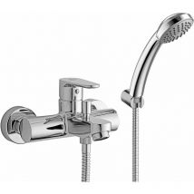 Paffoni - Series Green mitigeur externe de baignoire avec inverseur et douchette GR026CR Chromé - Laiton