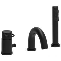 Paffoni - JK047NO série Joker mitigeur de bord de baignoire avec débit surdimensionné Laiton - Noir mat