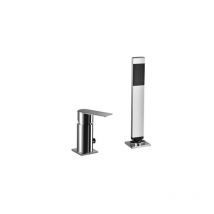 Paffoni - Mélangeur bain-douche avec inverseur Acier Looking Tango TA041ST series Laiton - Steel looking