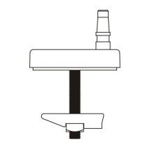 Pagette - raccord 793100100 acier inoxydable, à partir de ci - dessus pour la fixation intégrée