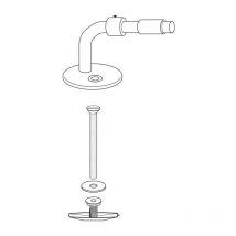 Steckbefestigung 792870100 Edelstahl - Pagette