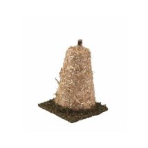 Pagliaio piccolo – 8013977502929 – Decorazione natalizia in paglia per presepe – 12cm x 8cm x 8cm – Karnasch