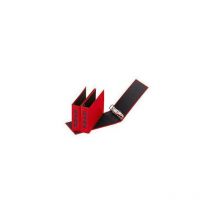 Bankordner Basic Colours 50mm din lang 2 Ringe Q-Mechnik Papier Polypropylen kaschiert Polypropylen rot