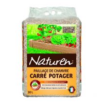 Naturen - Paillage de chanvre carré potager 30 litres