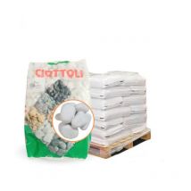 Racine - Paillage minéral Galet marbre blanc Carrare 25-40mm, 10 sacs de 25 kg - F-PAI008-10x25