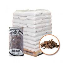 Paillage végétal biodégradable en écorces de pin maritime 42 sacs 50 L pour 50m2