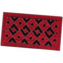 Emmevi Mv S.p.a. - Paillasson Absorbant Velouté et Antidérapant Rectangulaire Rouge - 40x70 cm