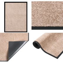 Paillasson Beige 60x80 cm - Tapis D'entrée - Paillasson - Porte D'entrée - Tapis Intérieur - Tapis Extérieur - Home & Living